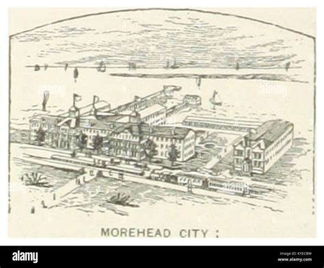 A historical image of Morehead City, North Carolina, from a 1891 ...