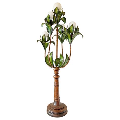 Floor Lamp Shaped Like A Palm Tree at 1stDibs