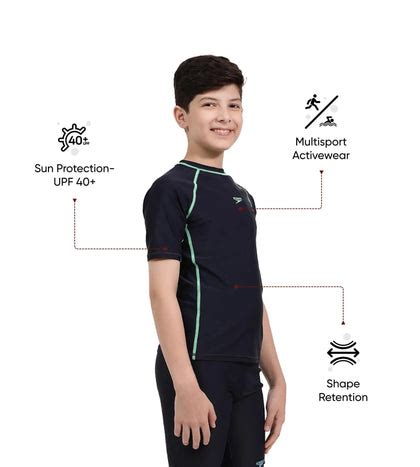 Boys Swimming Sun Top: Protect Your Skin – Speedo India