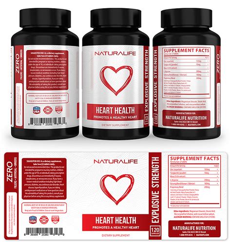 Image result for supplement label template
