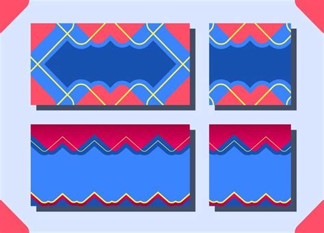 Blaue Hintergründe. Banner für mobile Apps für soziale Medien. Elegante ...