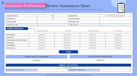 Performance Review PowerPoint Template 的图像结果