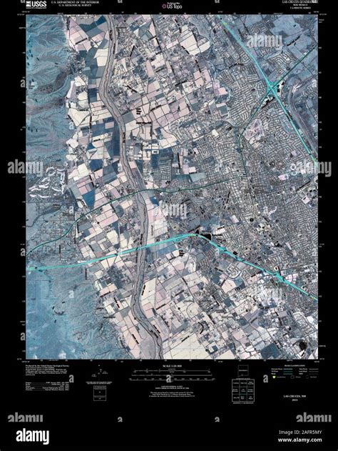 Map of las cruces new mexico hi-res stock photography and images - Alamy