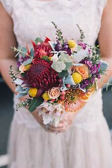 Australian Wedding Flowers by Colourful Waratah Wedding Bouquet With Australian Australian Wedding Flowers