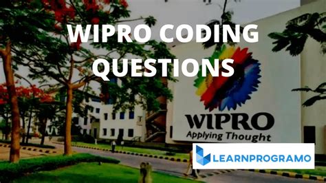 Image result for Wipro Coding Questions