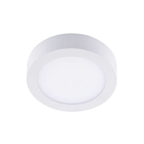 Plafonnier Led Gelys IP54 18W 4000K rond blanc