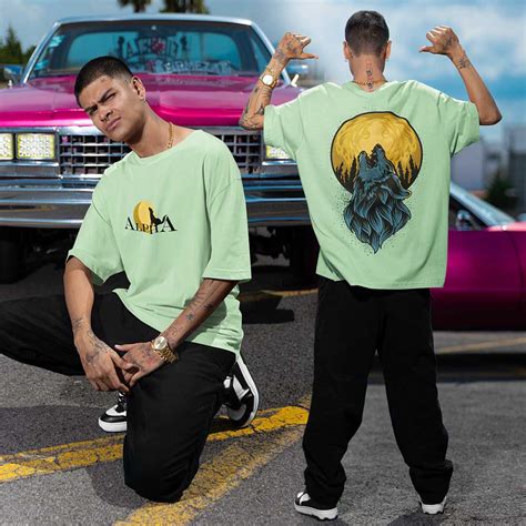 Buy Alpha Wolf Oversized T Shirt Online For Men India – Punjabi Adda