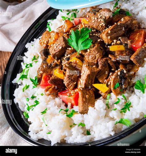 Beef With Sesame Seeds