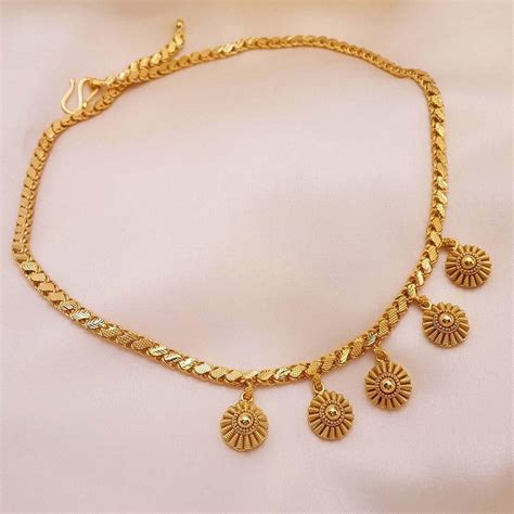 Buy Vintage Visions Gold Necklace 22 KT yellow gold (25.5 gm). | Online ...