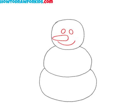 How to Draw an Easy Snowman - Easy Drawing Tutorial For Kids