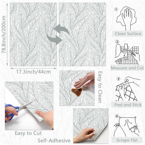 Theper Green Leaf Wallpaper Peel and Stick Wallpaper Boho India | Ubuy