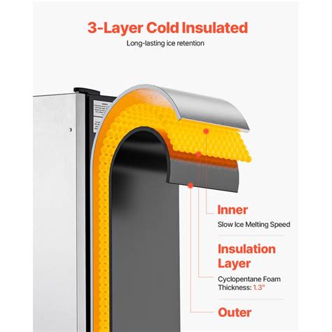 SVOPES 22 LBS Storage Ice Maker 50lb Ice Per day Cubed Ice Maker ( With ...