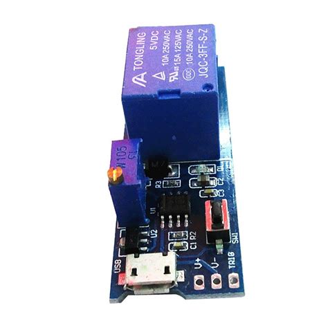 Pinpingo Relay High Voltage Relay Module With Activation Delay 5v ...