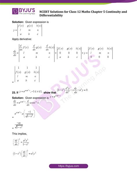Image result for Class 12 Maths Chapter 5