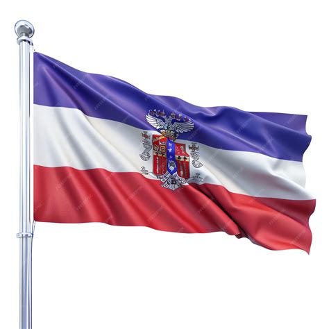 Serbia Red Blue White flag illustration | Premium AI-generated image