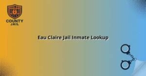 Eau Claire Jail Inmate Lookup