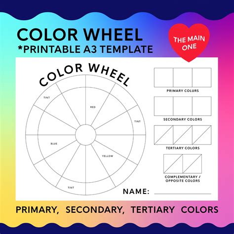 Blank Color Wheel