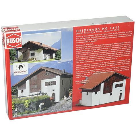 Buy Busch 1442 Heidi's 2-Story House HO Structure Scale Model Structure ...