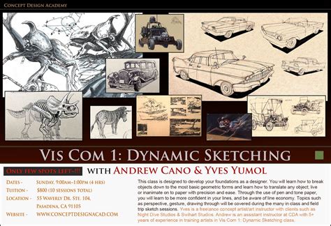 Concept Design Academy: Here are some classes that are starting up this ...