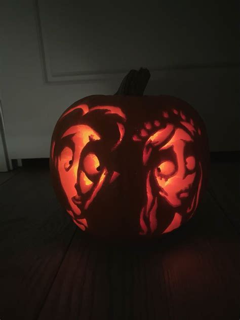 Image result for Corpse Bride Carving On Pumpkin Tutorial