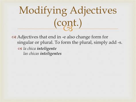 Image result for Modifying Adjectives