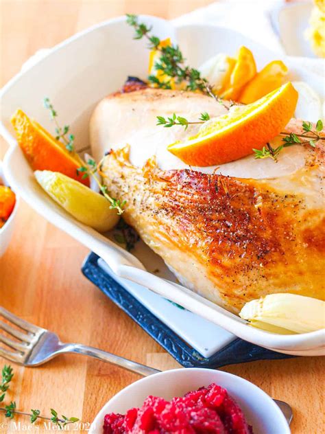 The Juiciest Roasted Turkey Breast - Mae's Menu