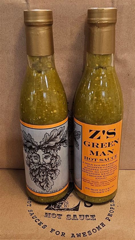Green Hot Sauce Monster Bottle 12.7 Oz GREENMAN - Etsy