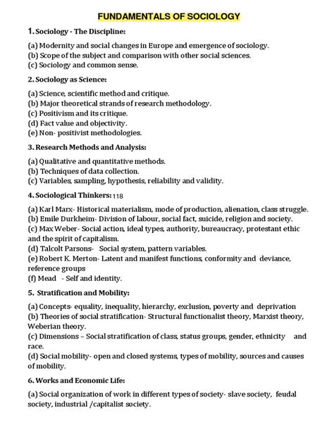 Image result for Sociology Lecture Notes PDF