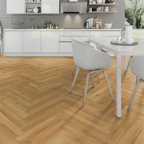 8mm Herringbone AC4 Metz Oak - Laminate Flooring - Tile Store N More Ltd