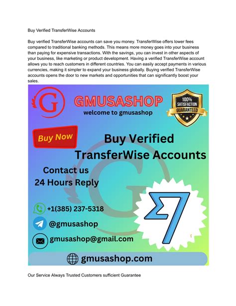 PPT - Buy Verified TransferWise Accounts PowerPoint Presentation, free ...