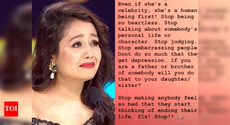 Is Neha Kakkar battling depression? Her new Insta post hints at her ...