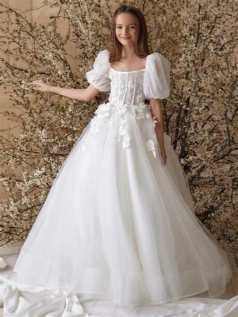 Ball Gown Knee Length Flower Girl Dress Quinceanera Frozen Elsa Girls ...