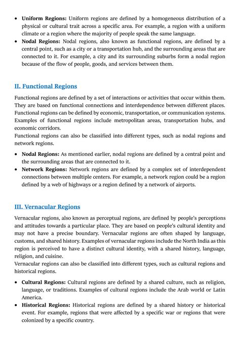 SOLUTION: Unit 1 concept and types of regions and regionalization ...