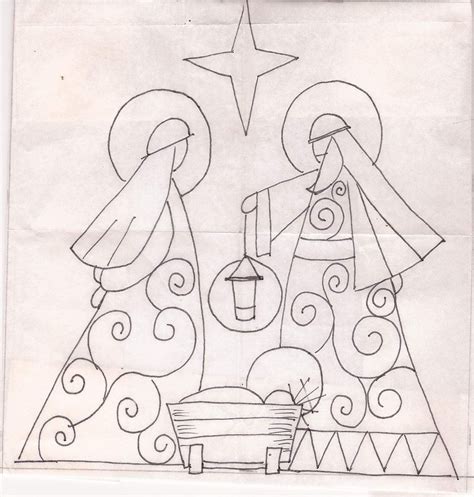 pesebre en puntos faroles - Buscar con Google | Desenhos bordados à mão ...