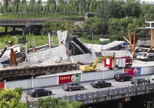 杭州在拆高架桥坍塌致1死3伤 曾为“平安工地”-搜狐新闻