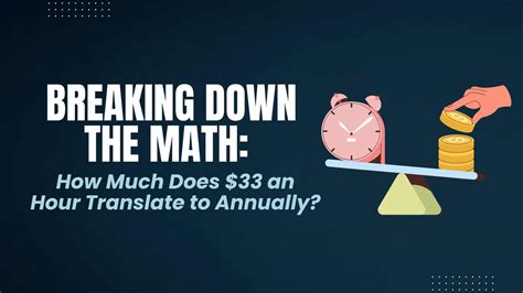 33 dollars an hour is how much a year • Savvy Budget Boss