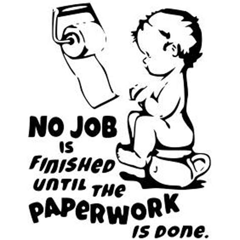 No Job is Finished Until the Paperwork is Done Svg, Png, Dxf - Etsy