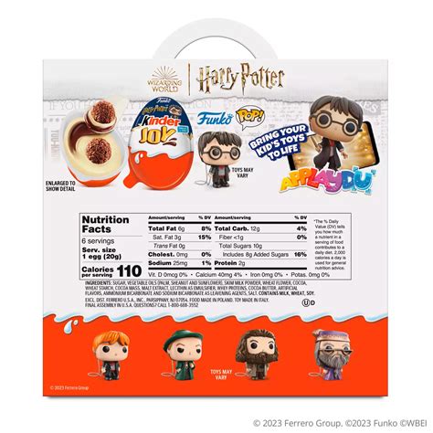 Kinder Joy Candy Egg + Funko Harry Potter Toy Multi Pack - Shop Candy ...