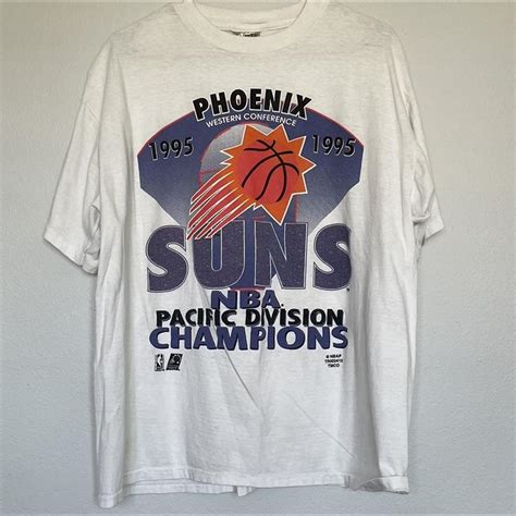1995 vintage Phoenix Suns shirt Fits as a Large, tag... - Depop