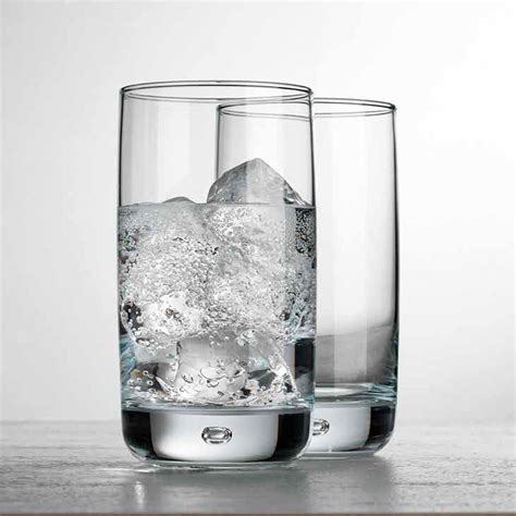 Buy Set of 8 Highball Glasses Heavy Base Cocktail Drinking Glasses 16 ...