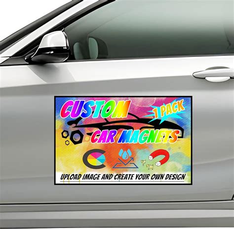 LSDINDF Custom Magnet Car Stickers, Personalised car magnetic signs ...