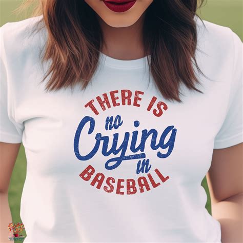 There is No Crying in Baseball Svg, Iconic Movie Meme Png, Sublimation ...
