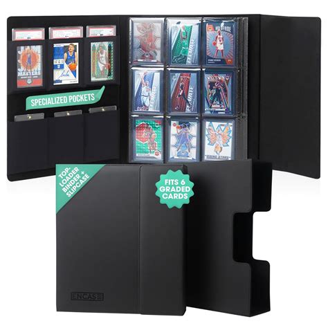 Top Loader Binder with Slipcase, Trading Card Storage, Toploader Binder ...