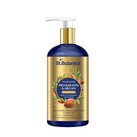 Buy St.Botanica Pro Keratin & Argan Oil Shampoo for Hair Smoothening ...