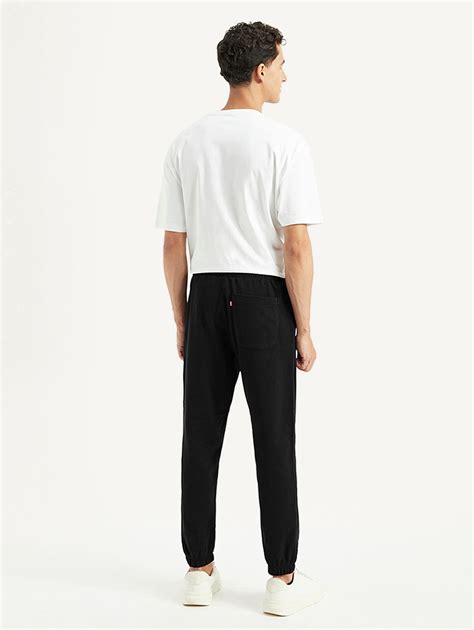 Men's Black Solid Utility Joggers – Levis India Store