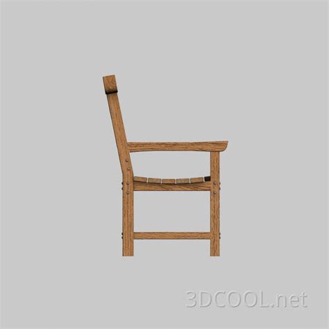 木头椅子 休闲椅子模型-桌椅模型库-FBX(.fbx)模型下载-cg模型网