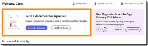 Adobe Acrobat Sign Home Page Overview and Features | Adobe Acrobat Sign