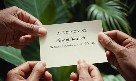 What Is The Age Of Consent In Hawaii? - Hawaii Star