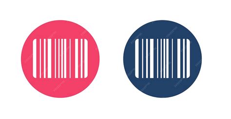 Barcode icon bar code simple graphic pictogram image symbol clipart set ...