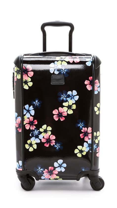 Tumi International Carry On Suitcase - Black Floral - Lyst